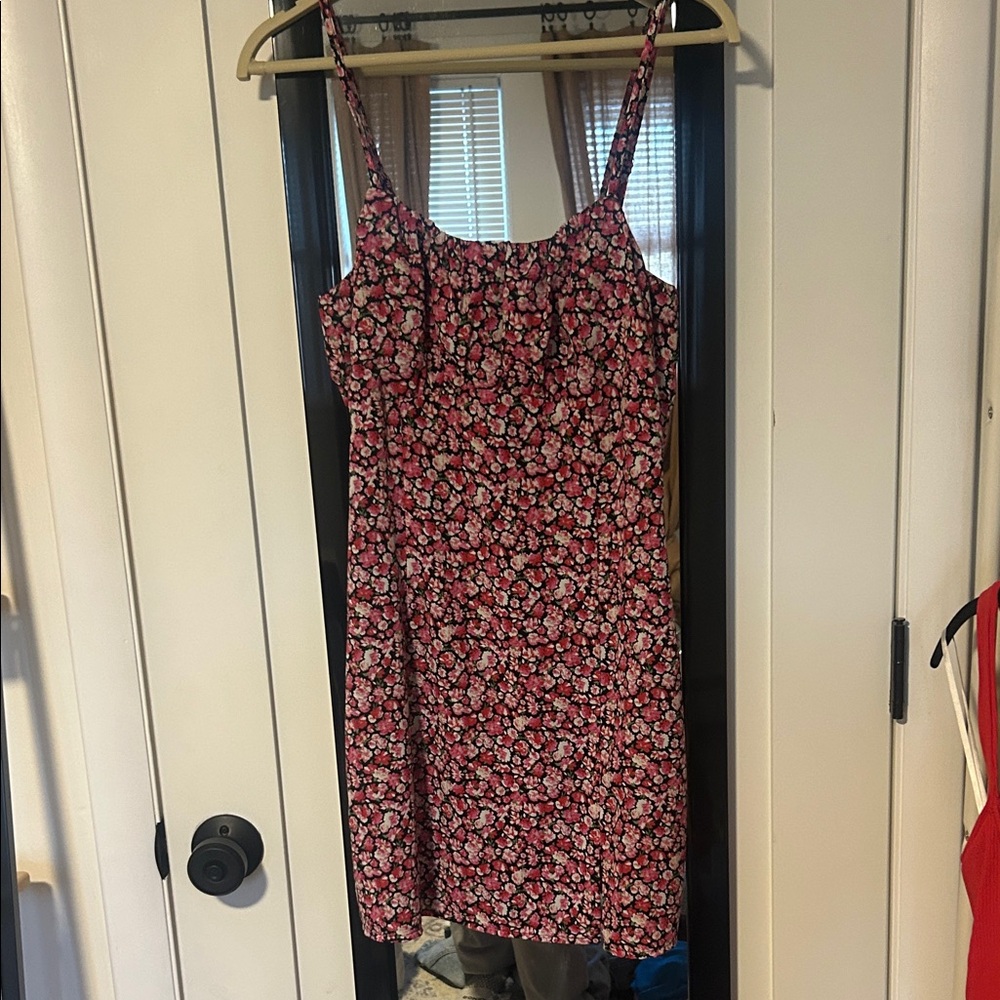 Vici Pink Floral Mini Dress